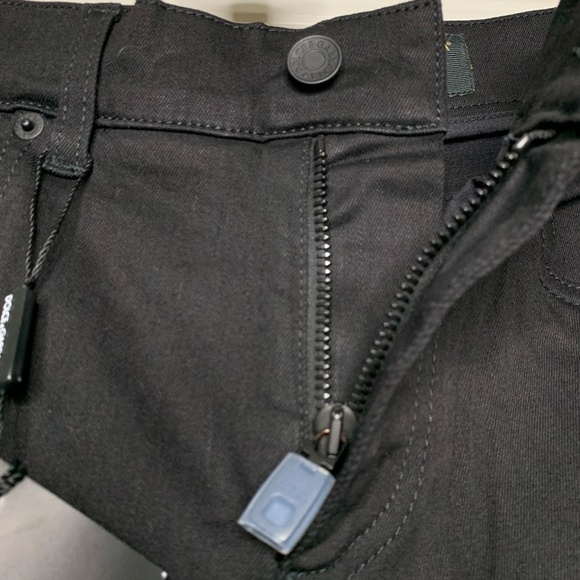 Dolce&Gabbana Runway Logo-Plaque Black Denim Pants - Picture 7 of 9